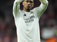 Jude Bellingham central midfield of Real Madrid and England during the LaLiga match between Atletico de Madrid and Real Madrid CF  at Estadi...