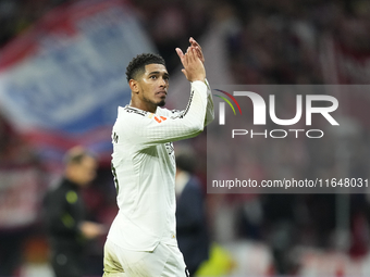 Jude Bellingham central midfield of Real Madrid and England during the LaLiga match between Atletico de Madrid and Real Madrid CF  at Estadi...