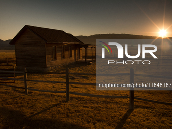 The Coffee Flats one-room schoolhouse, built in 1890, is on the sanctuary and teaches grades 1 through 8 until 1969. (