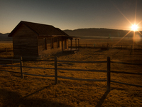 The Coffee Flats one-room schoolhouse, built in 1890, is on the sanctuary and teaches grades 1 through 8 until 1969. (