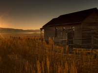 The Coffee Flats one-room schoolhouse, built in 1890, is on the sanctuary and teaches grades 1 through 8 until 1969. (