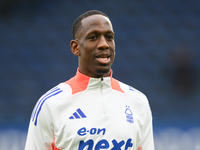 Willy Boly of Nottingham Forest participates in the Premier League match between Chelsea and Nottingham Forest at Stamford Bridge in London,...