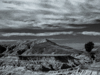 Badlands National Park in South Dakota, USA, contains 242,756 acres of sharply eroded buttes and pinnacles, along with the largest undisturb...