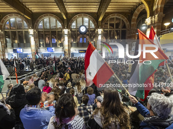 Hundreds of protesters flocked Amsterdam Centraal, the main central railway station and held a sit-in Pro-Palestine protest. A rally to mark...