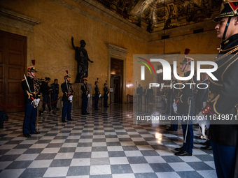 The Assemblee Nationale, the French Parliament, on the day of the motion of no-confidence against Premier Michel Barnier's government in Par...