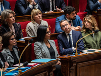 Interior Minister Bruno Retailleau is at the Assemblee Nationale, the French Parliament, on the day of Premier Michel Barnier's motion of no...