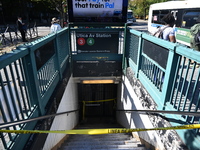 A subway conductor is stabbed several times at Utica Avenue subway station in the Crown Heights section of Brooklyn, New York, United States...