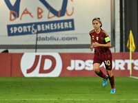 Manuela Giugliano of A.S. Roma Femminile celebrates after scoring the goal of 1-0 during Group A - Day 1 - UEFA Women's Champions League 202...