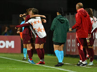 Manuela Giugliano of A.S. Roma Femminile celebrates after scoring the goal of 1-0 during Group A - Day 1 - UEFA Women's Champions League 202...