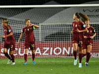 Manuela Giugliano of A.S. Roma Femminile celebrates after scoring the goal of 1-0 during Group A - Day 1 - UEFA Women's Champions League 202...