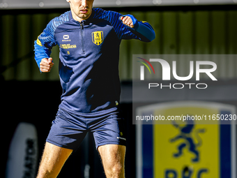 RKC player Patrick Vroegh participates in the training at the Mandemakers Stadium for the Dutch Eredivisie season 2024-2025 in Waalwijk, Net...