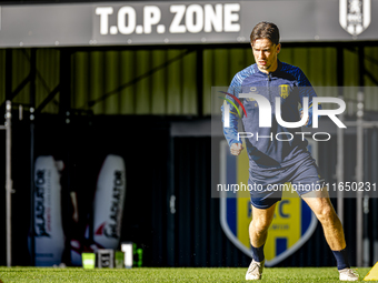 RKC player Patrick Vroegh participates in the training at the Mandemakers Stadium for the Dutch Eredivisie season 2024-2025 in Waalwijk, Net...