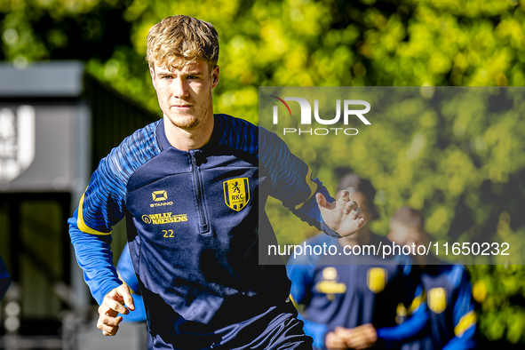 RKC player Tim van der Loo trains at the Mandemakers Stadium for the Dutch Eredivisie season 2024-2025 in Waalwijk, Netherlands, on October...