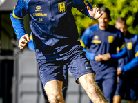 RKC player Tim van der Loo trains at the Mandemakers Stadium for the Dutch Eredivisie season 2024-2025 in Waalwijk, Netherlands, on October...