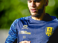 RKC player Faissal Al Mazyani trains at the Mandemakers Stadium for the Dutch Eredivisie season 2024-2025 in Waalwijk, Netherlands, on Octob...