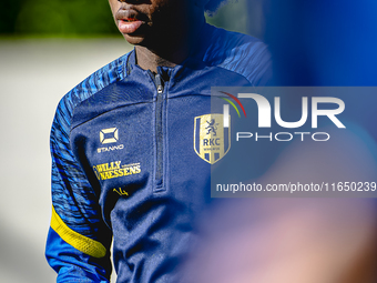 RKC player Chris Lokesa trains at the Mandemakers Stadium for the Dutch Eredivisie season 2024-2025 in Waalwijk, Netherlands, on October 8,...