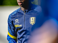 RKC player Chris Lokesa trains at the Mandemakers Stadium for the Dutch Eredivisie season 2024-2025 in Waalwijk, Netherlands, on October 8,...