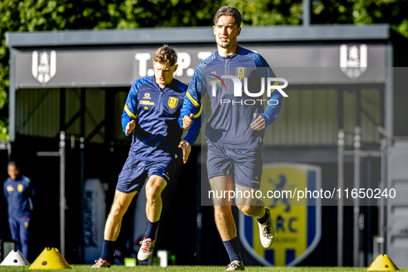 RKC player Patrick Vroegh participates in the training at the Mandemakers Stadium for the Dutch Eredivisie season 2024-2025 in Waalwijk, Net...