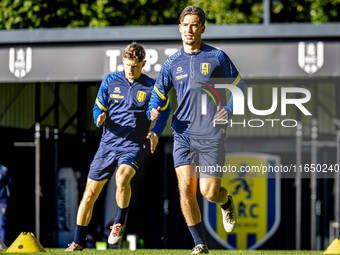 RKC player Patrick Vroegh participates in the training at the Mandemakers Stadium for the Dutch Eredivisie season 2024-2025 in Waalwijk, Net...