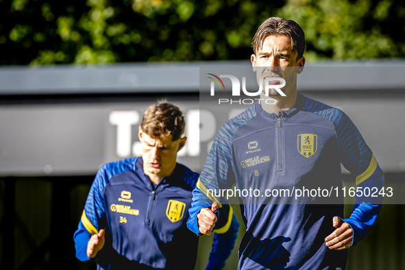 RKC player Patrick Vroegh participates in the training at the Mandemakers Stadium for the Dutch Eredivisie season 2024-2025 in Waalwijk, Net...