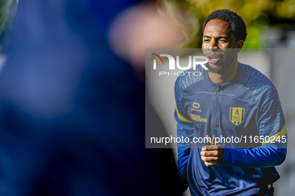 RKC player Denilho Cleonise trains at the Mandemakers Stadium for the Dutch Eredivisie season 2024-2025 in Waalwijk, Netherlands, on October...