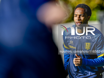 RKC player Denilho Cleonise trains at the Mandemakers Stadium for the Dutch Eredivisie season 2024-2025 in Waalwijk, Netherlands, on October...