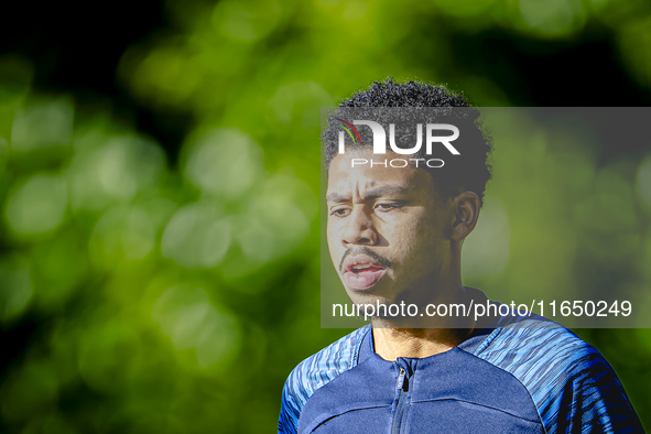 RKC player Richonell Margaret trains at the Mandemakers Stadium for the Dutch Eredivisie season 2024-2025 in Waalwijk, Netherlands, on Octob...