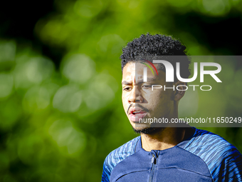 RKC player Richonell Margaret trains at the Mandemakers Stadium for the Dutch Eredivisie season 2024-2025 in Waalwijk, Netherlands, on Octob...