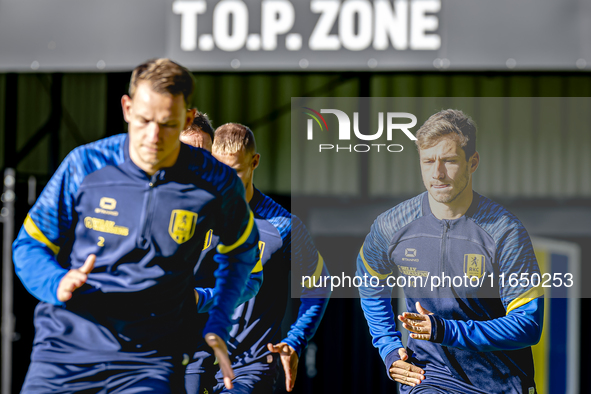 RKC player Reuven Niemeijer participates in the training at the Mandemakers Stadium for the Dutch Eredivisie season 2024-2025 in Waalwijk, N...