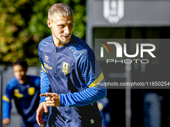 RKC player Sylvester van der Water participates in the training at the Mandemakers Stadium for the Dutch Eredivisie season 2024-2025 in Waal...