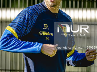 RKC player Michiel Kramer participates in the training at the Mandemakers Stadium for the Dutch Eredivisie season 2024-2025 in Waalwijk, Net...