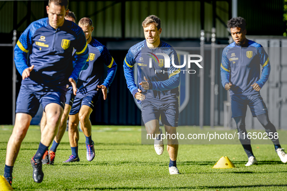 RKC player Reuven Niemeijer participates in the training at the Mandemakers Stadium for the Dutch Eredivisie season 2024-2025 in Waalwijk, N...