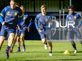 RKC player Reuven Niemeijer participates in the training at the Mandemakers Stadium for the Dutch Eredivisie season 2024-2025 in Waalwijk, N...