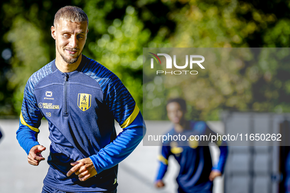 RKC player Sylvester van der Water participates in the training at the Mandemakers Stadium for the Dutch Eredivisie season 2024-2025 in Waal...