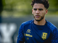 RKC player Faissal Al Mazyani trains at the Mandemakers Stadium for the Dutch Eredivisie season 2024-2025 in Waalwijk, Netherlands, on Octob...