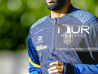 RKC player Yassin Oukili trains at the Mandemakers Stadium for the Dutch Eredivisie season 2024-2025 in Waalwijk, Netherlands, on October 8,...