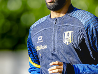 RKC player Yassin Oukili trains at the Mandemakers Stadium for the Dutch Eredivisie season 2024-2025 in Waalwijk, Netherlands, on October 8,...