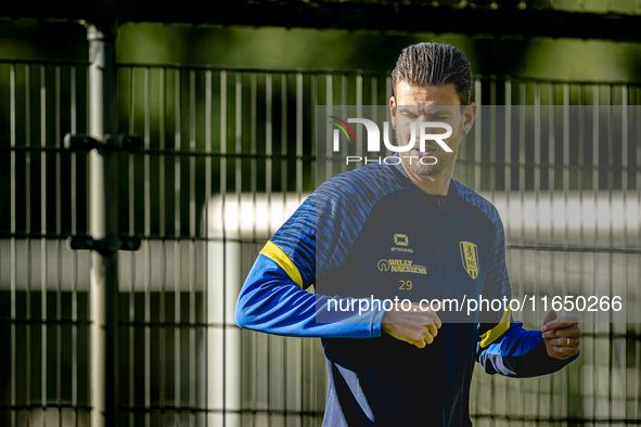 RKC player Michiel Kramer participates in the training at the Mandemakers Stadium for the Dutch Eredivisie season 2024-2025 in Waalwijk, Net...