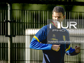 RKC player Michiel Kramer participates in the training at the Mandemakers Stadium for the Dutch Eredivisie season 2024-2025 in Waalwijk, Net...