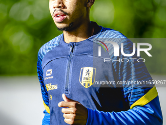 RKC player Richonell Margaret trains at the Mandemakers Stadium for the Dutch Eredivisie season 2024-2025 in Waalwijk, Netherlands, on Octob...