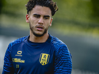 RKC player Faissal Al Mazyani trains at the Mandemakers Stadium for the Dutch Eredivisie season 2024-2025 in Waalwijk, Netherlands, on Octob...