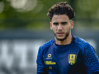 RKC player Faissal Al Mazyani trains at the Mandemakers Stadium for the Dutch Eredivisie season 2024-2025 in Waalwijk, Netherlands, on Octob...