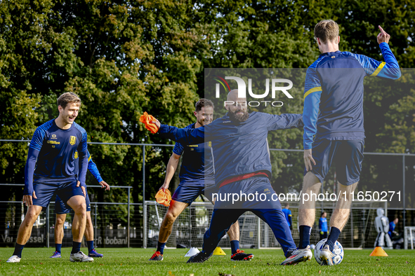 RKC assistant Hans Mulder participates in the training at the Mandemakers Stadium for the Dutch Eredivisie season 2024-2025 in Waalwijk, Net...