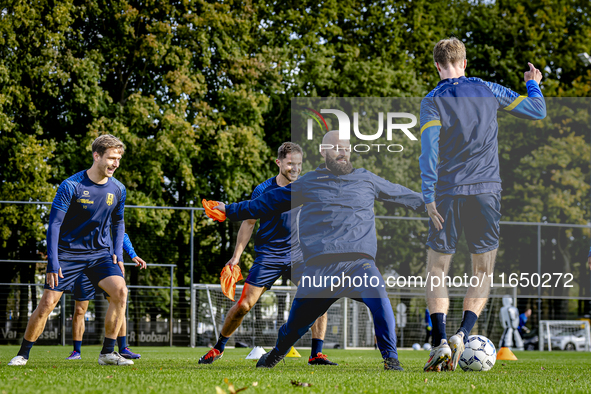 RKC assistant Hans Mulder participates in the training at the Mandemakers Stadium for the Dutch Eredivisie season 2024-2025 in Waalwijk, Net...