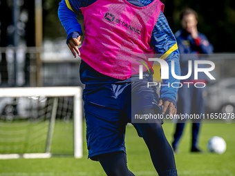 RKC player Mohamed Ihattaren trains at the Mandemakers Stadium for the Dutch Eredivisie season 2024-2025 in Waalwijk, Netherlands, on Octobe...