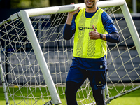 RKC player Faissal Al Mazyani trains at the Mandemakers Stadium for the Dutch Eredivisie season 2024-2025 in Waalwijk, Netherlands, on Octob...