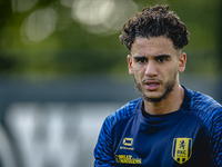 RKC player Faissal Al Mazyani trains at the Mandemakers Stadium for the Dutch Eredivisie season 2024-2025 in Waalwijk, Netherlands, on Octob...