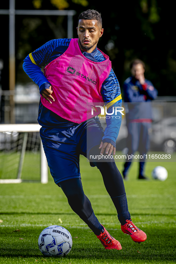 RKC player Mohamed Ihattaren trains at the Mandemakers Stadium for the Dutch Eredivisie season 2024-2025 in Waalwijk, Netherlands, on Octobe...