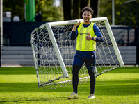 RKC player Faissal Al Mazyani trains at the Mandemakers Stadium for the Dutch Eredivisie season 2024-2025 in Waalwijk, Netherlands, on Octob...