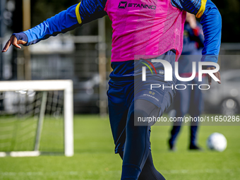 RKC player Mohamed Ihattaren trains at the Mandemakers Stadium for the Dutch Eredivisie season 2024-2025 in Waalwijk, Netherlands, on Octobe...